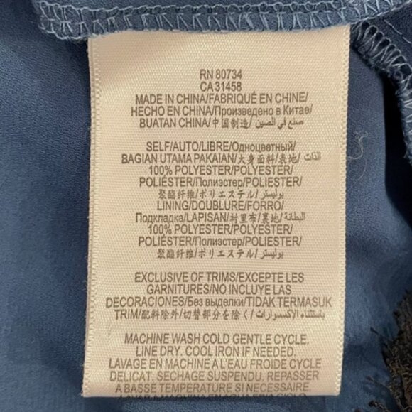 BCBGeneration blue sleeveless romper size 2 - Picture 10 of 11